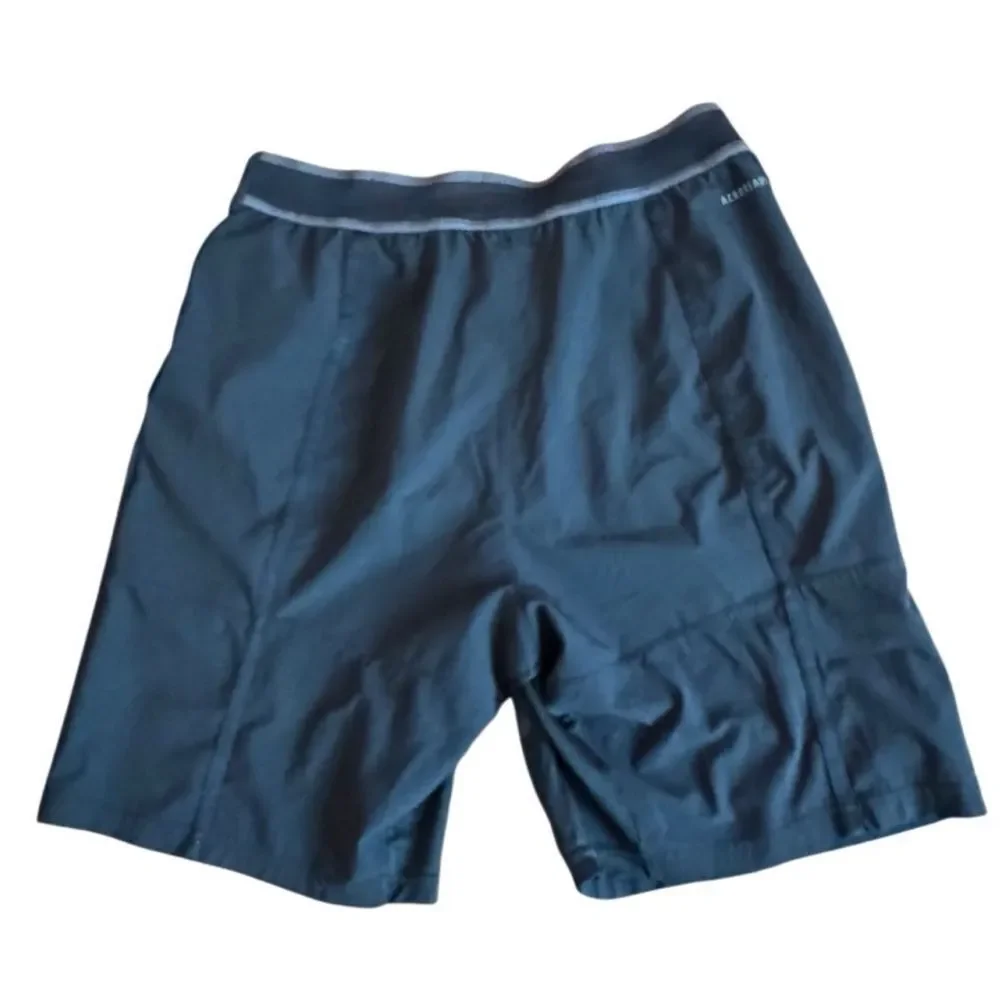 adidas Juniors AeroReady Black Running Shorts Size Medium